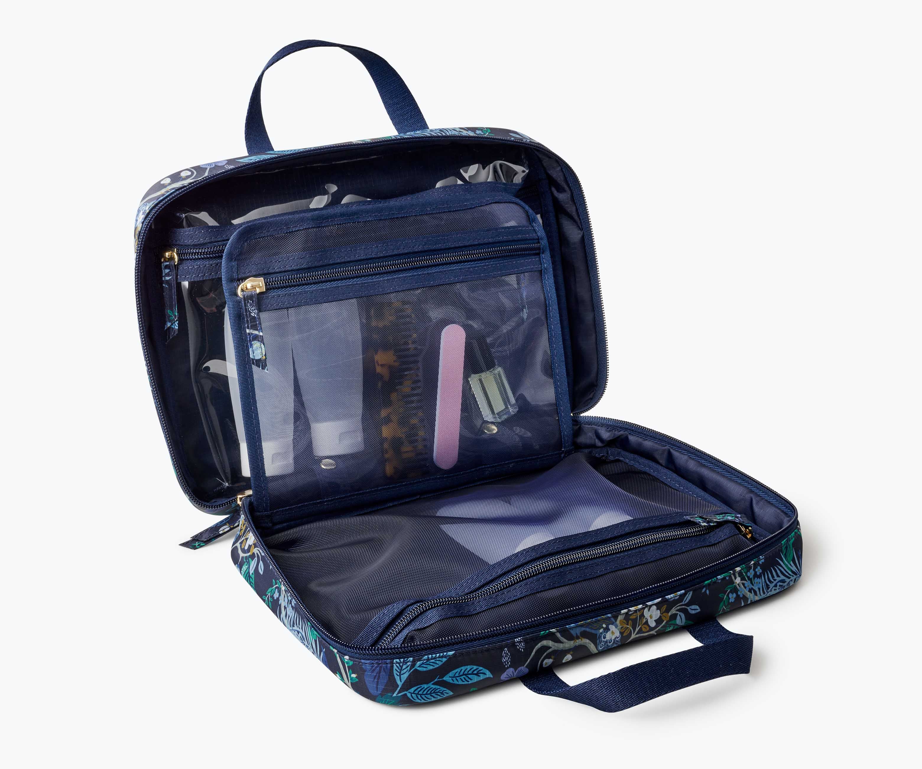 Travel Cosmetic Case - Peacock - Image 2