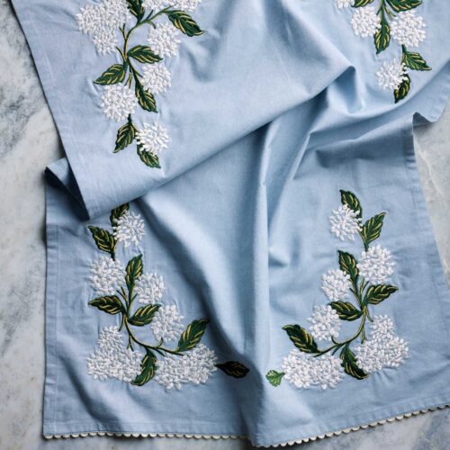 Alternative view of Tea Towel - Hydrangea
