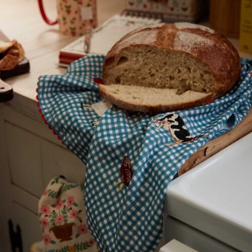 Alternative view of Tea Towel - Country Farm Gingham