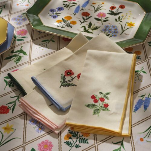 Alternative view of Cotton Napkin Set - Garden Study