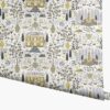 Camont Wallpaper - Linen & Metallic Gold