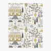 Camont Wallpaper Sample - Linen & Metallic Gold