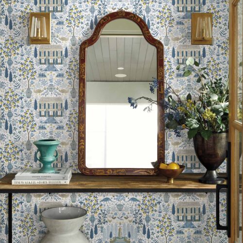 Alternative view of Camont Wallpaper - Indigo