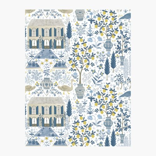 Camont Wallpaper Sample - Indigo