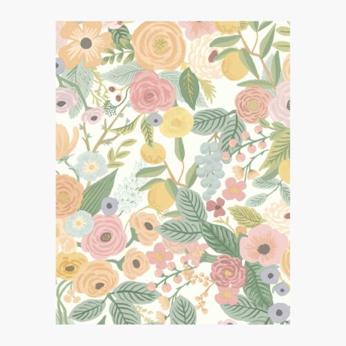 Garden Party Wallpaper Sample - Pastel Multi