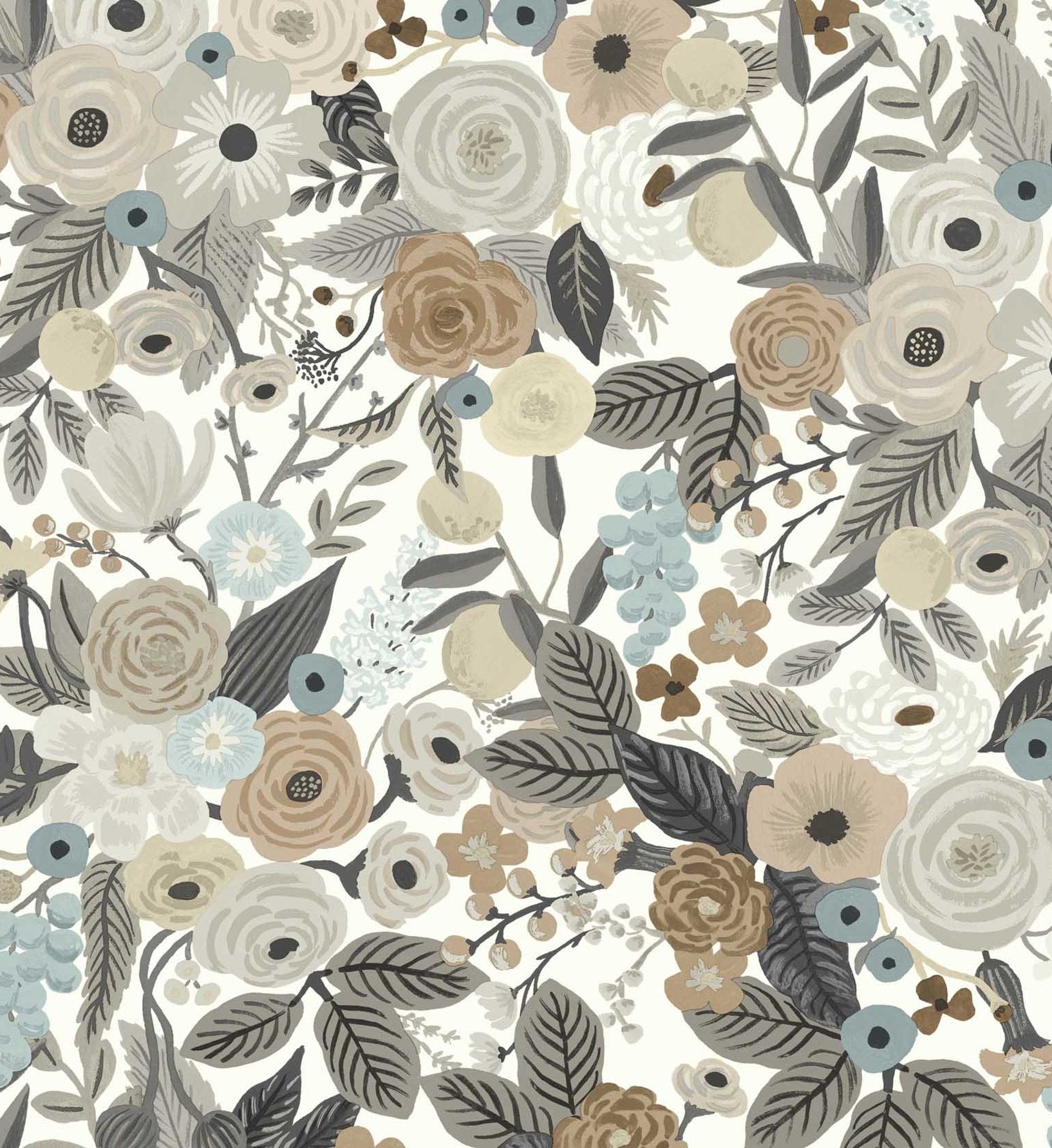 Garden Party Wallpaper - Linen Multi - Image 4