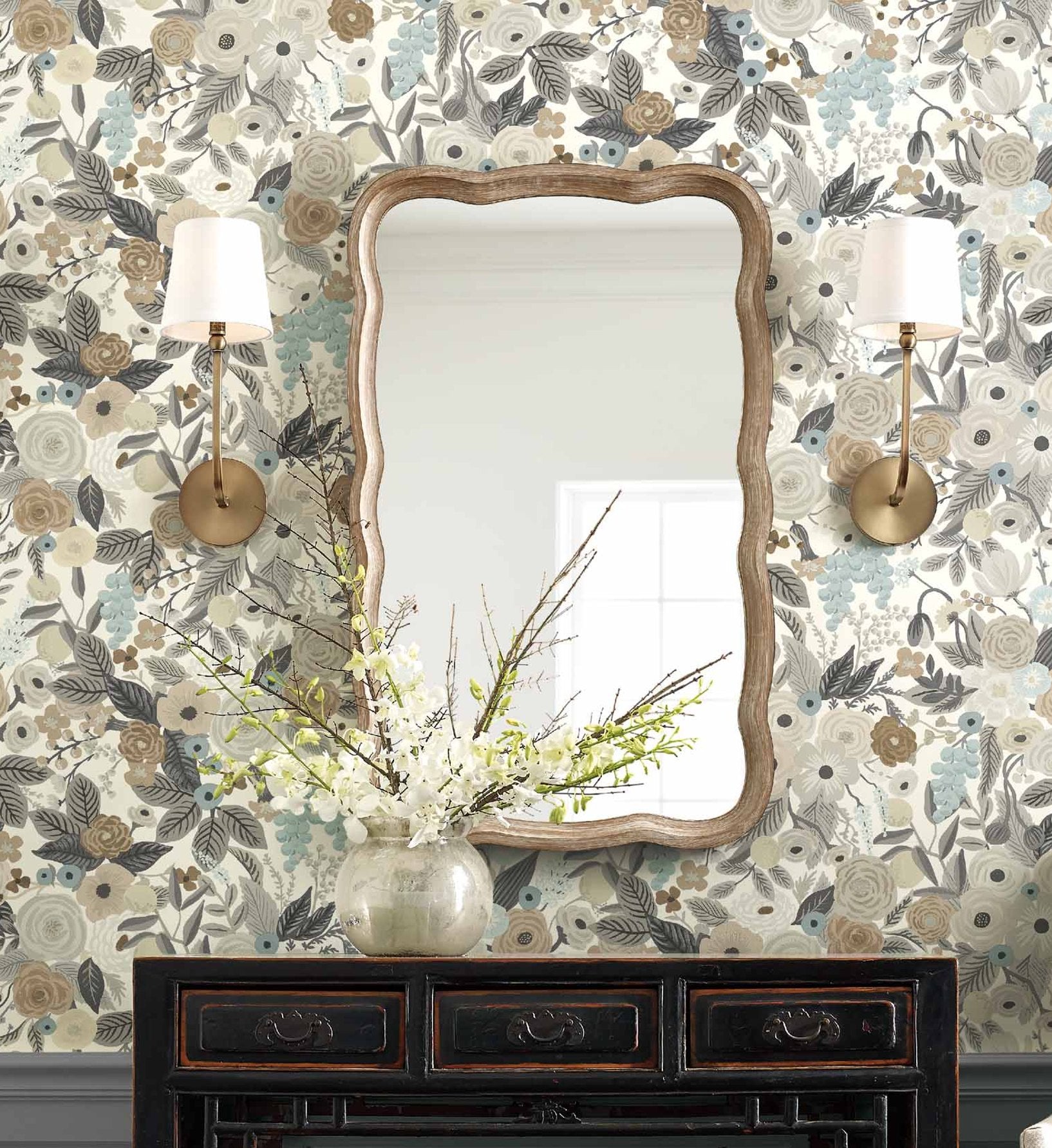 Garden Party Wallpaper - Linen Multi - Image 2