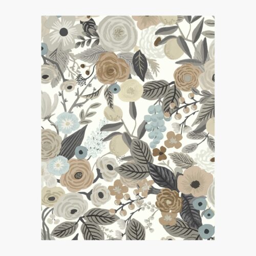 Garden Party Wallpaper Sample - Linen Multi