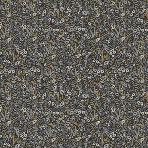 Alternative view of Tapestry Wallpaper - Black Linen