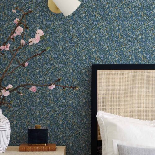 Alternative view of Tapestry Wallpaper - Indigo