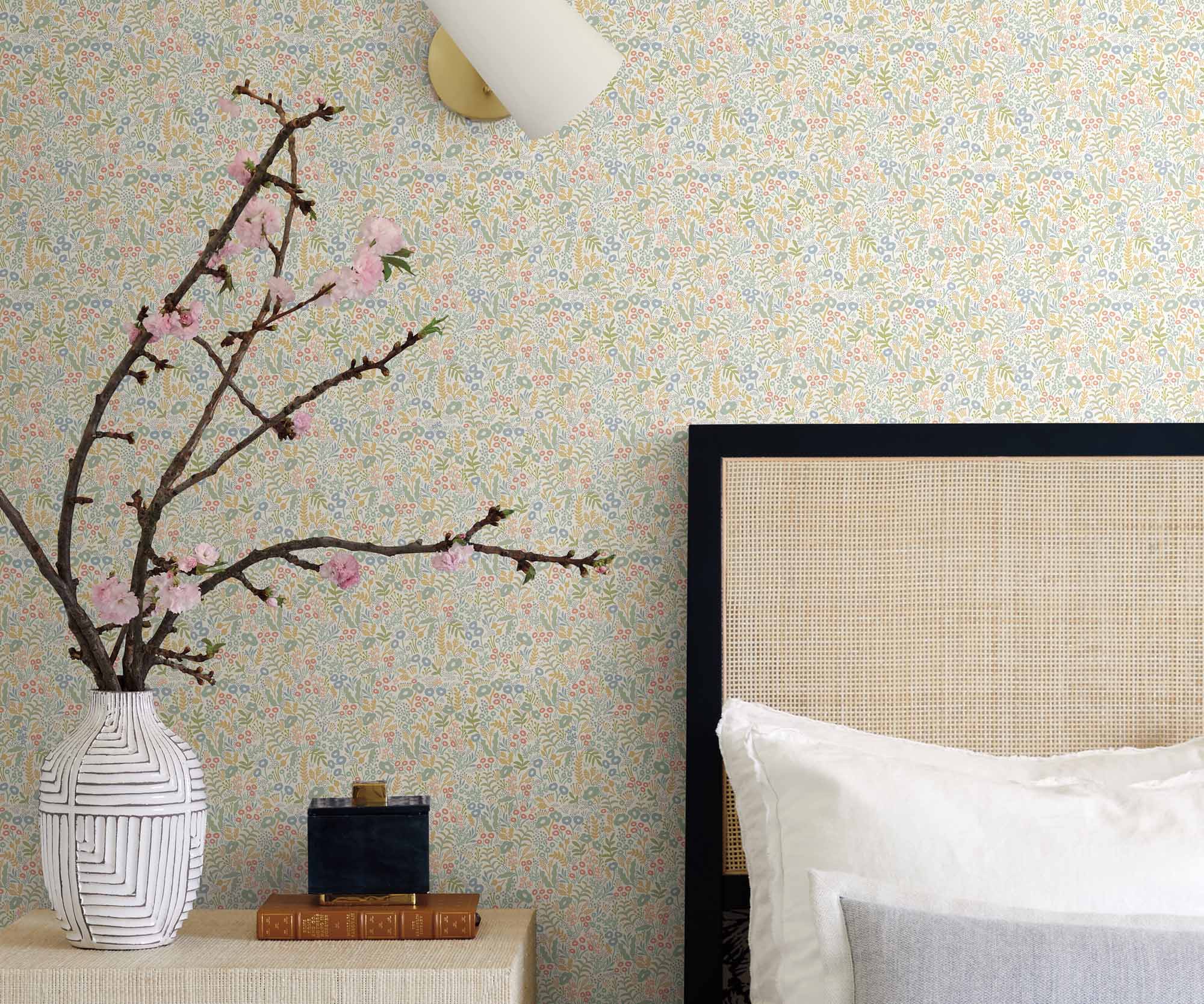 Tapestry Wallpaper Sample - Pastel Multi - Image 3