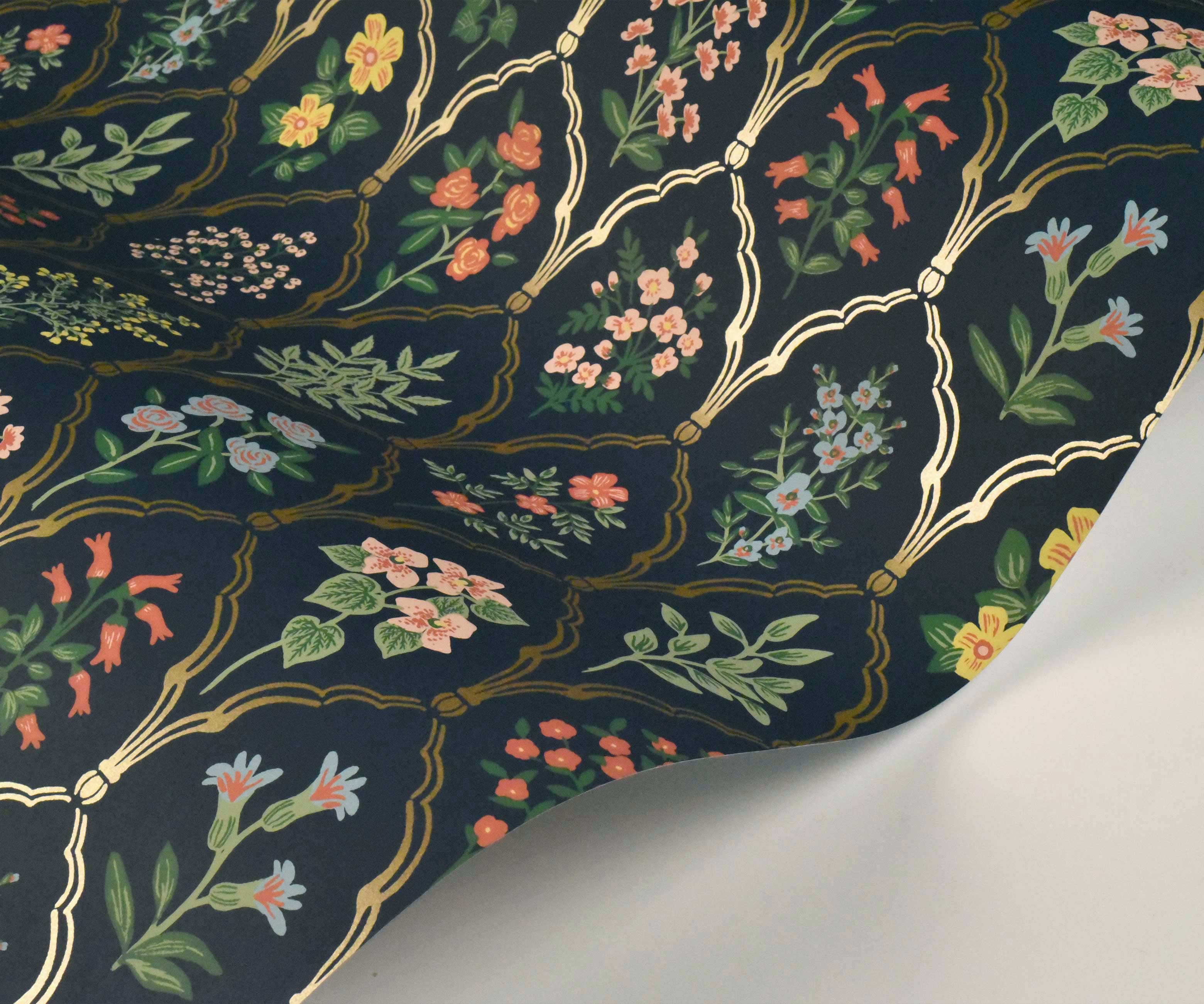 Hawthorne Wallpaper - Navy Multi - Image 4