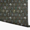 Hawthorne Wallpaper - Black Linen