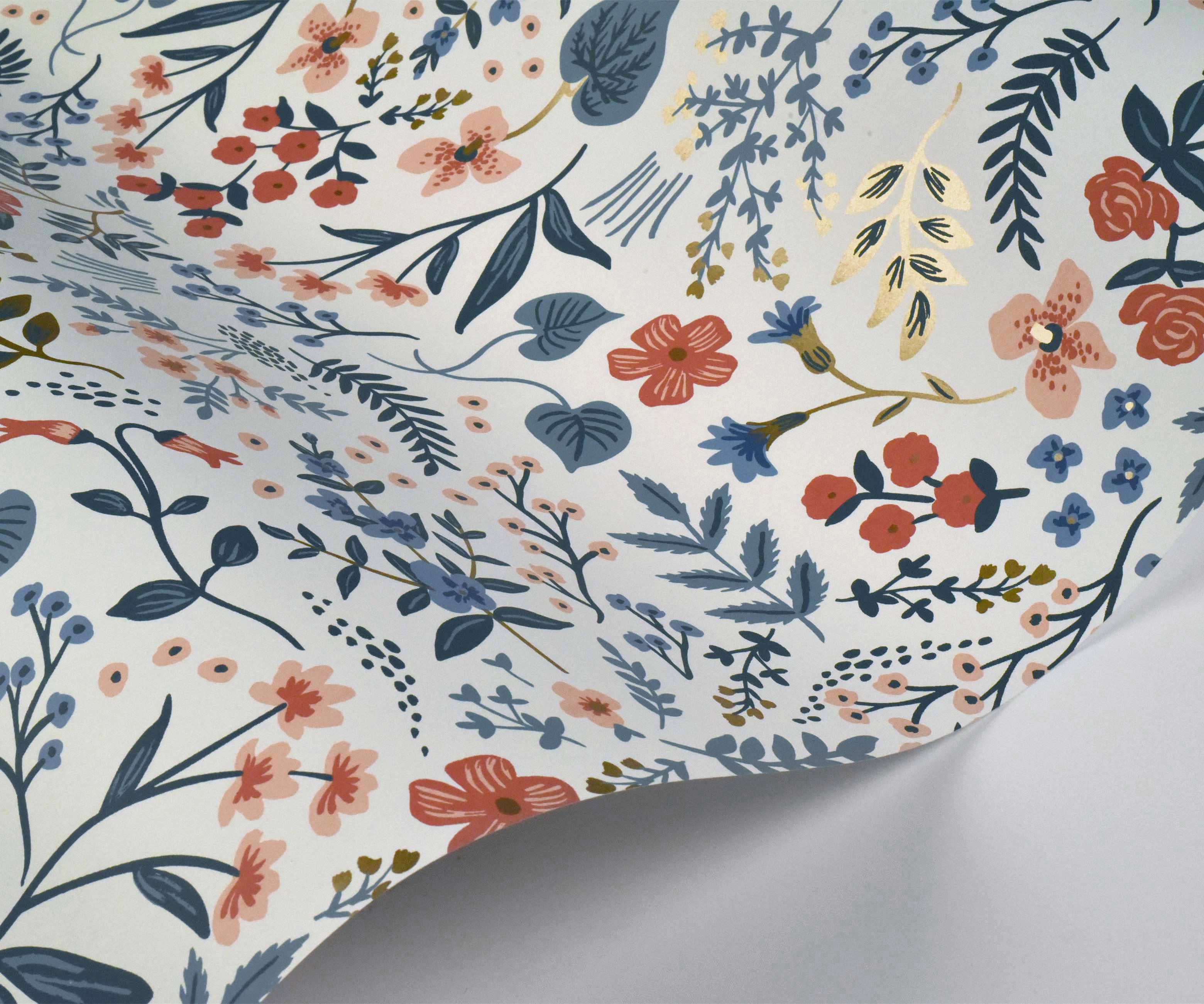 Wildwood Wallpaper Sample - Rose Multi - Image 2