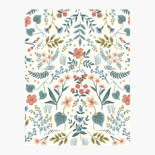 Wildwood Wallpaper Sample - Rose Multi
