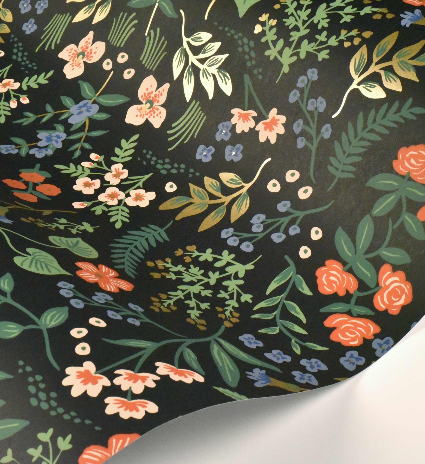 Wildwood Wallpaper - Black Multi - Image 3