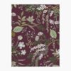 Juniper Forest Wallpaper Sample - Burgundy