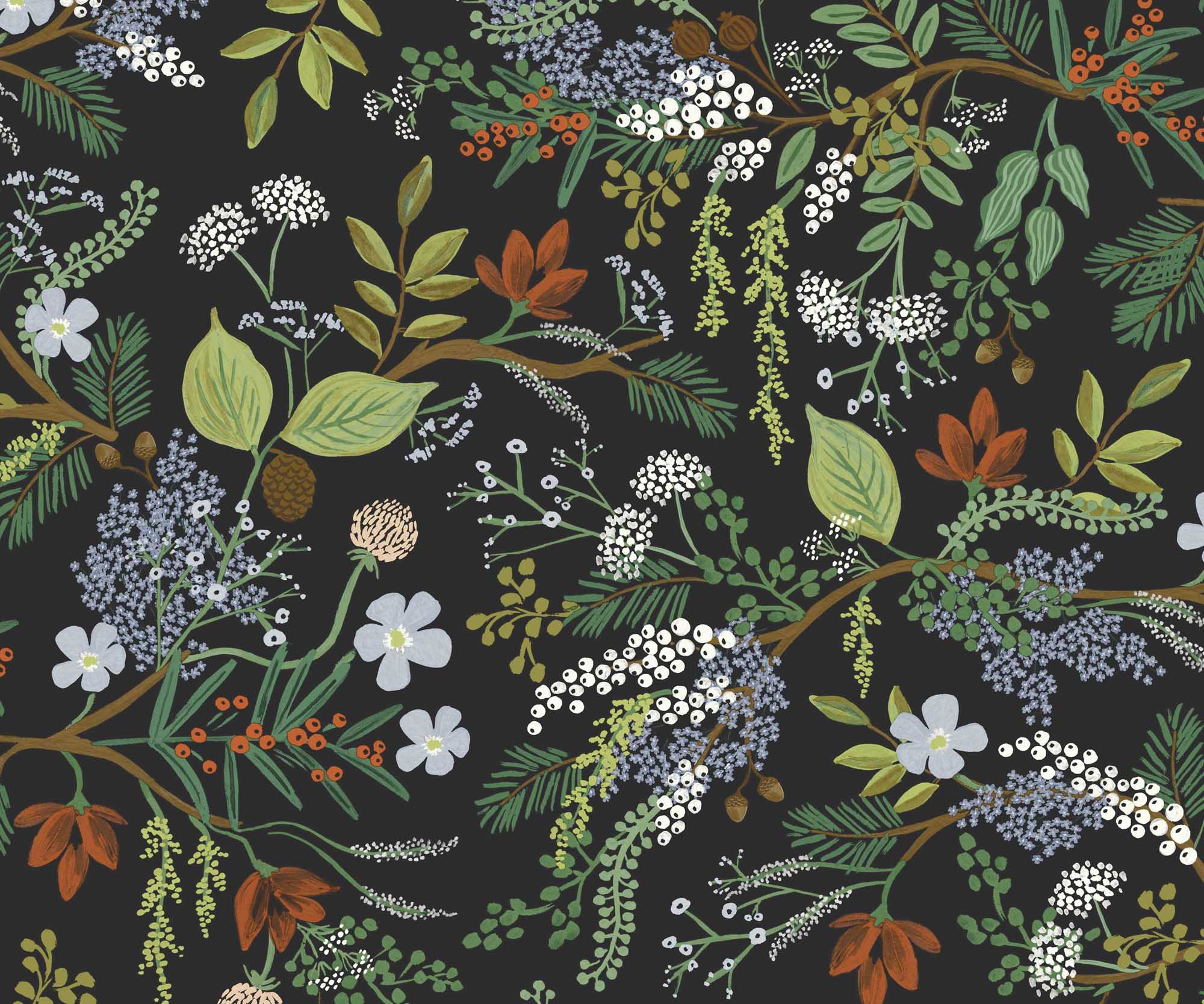 Juniper Forest Wallpaper - Black - Image 3