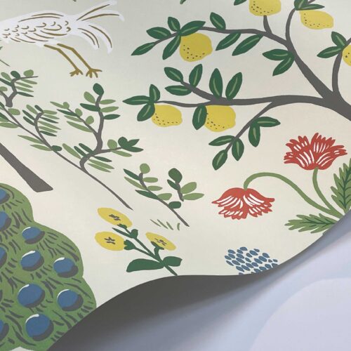 Alternative view of Menagerie Wallpaper Sample - Cream
