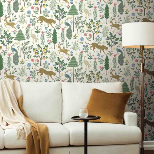 Alternative view of Menagerie Wallpaper - White
