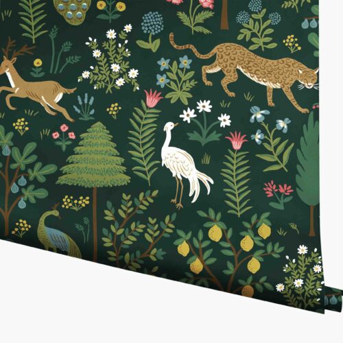 Menagerie Wallpaper - Emerald