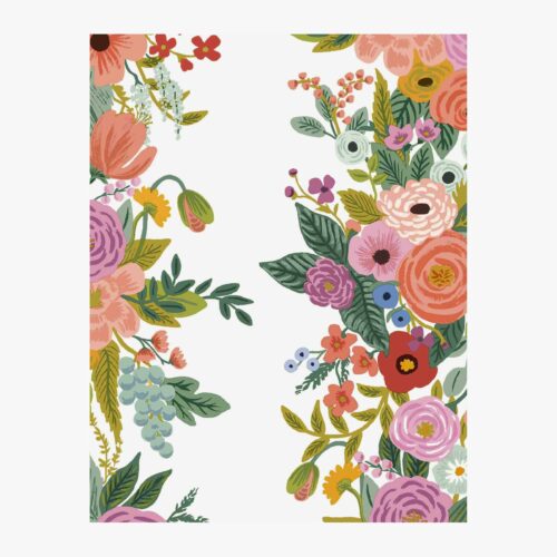 Garden Party Trellis Wallpaper Sample - Rose Multi
