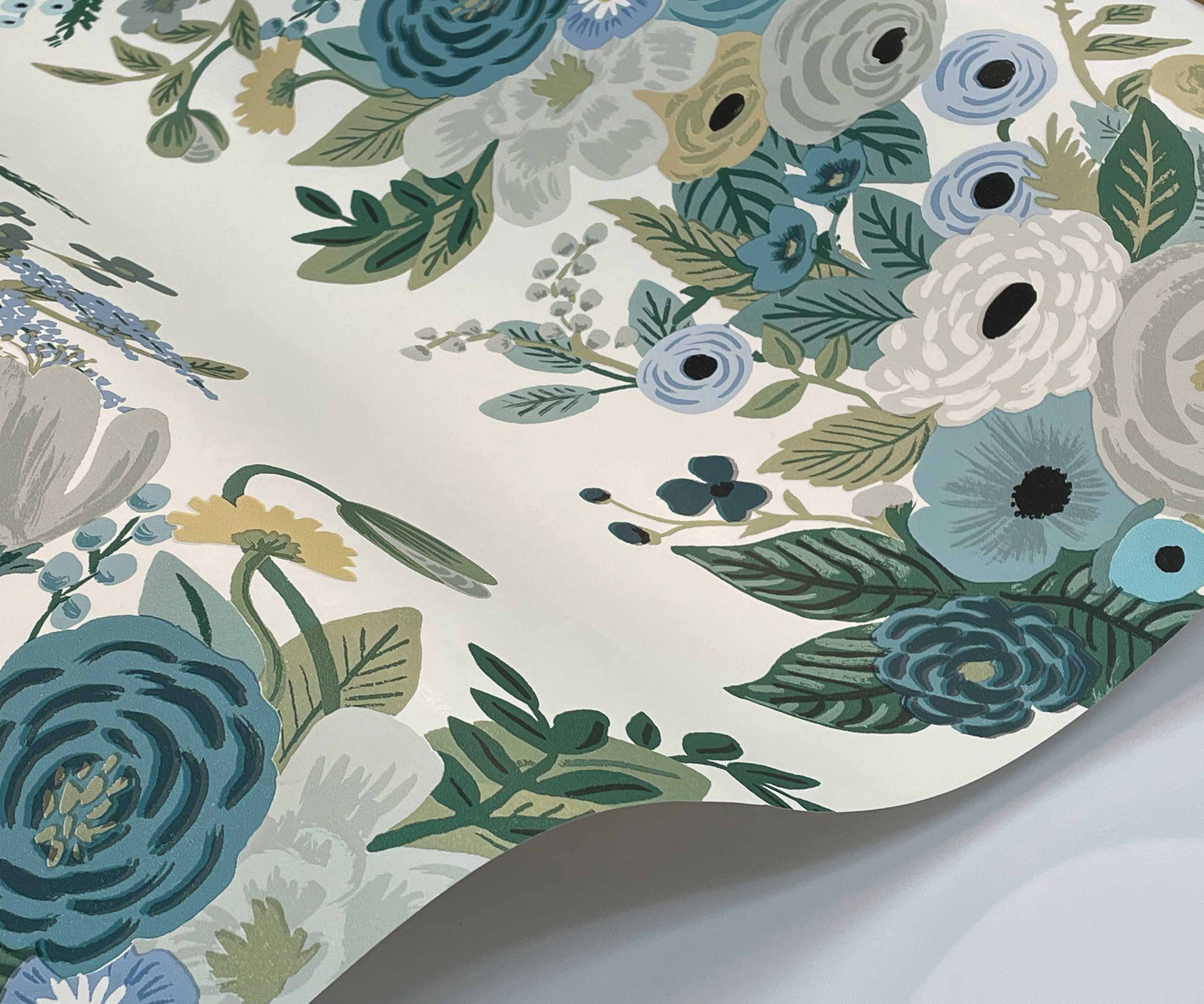 Garden Party Trellis Wallpaper - Indigo - Image 4
