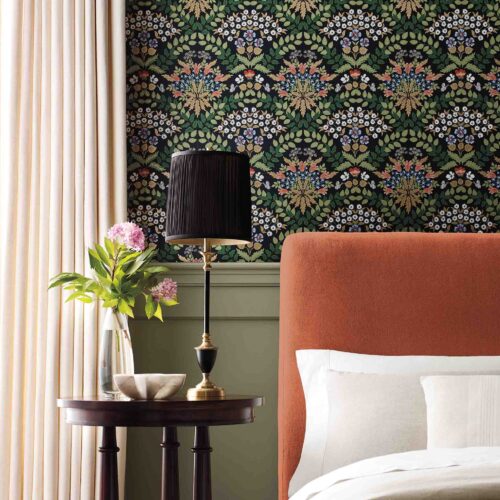 Alternative view of Bramble Wallpaper - Black