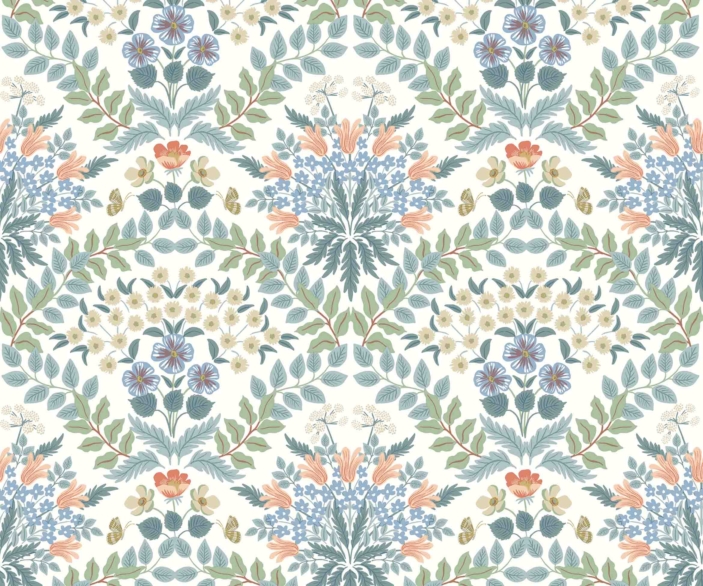 Bramble Wallpaper - White - Image 3
