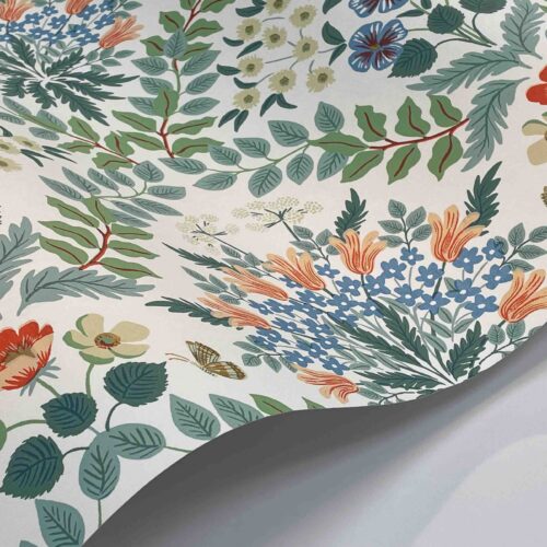 Alternative view of Bramble Wallpaper Sample - White