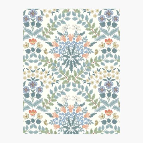 Bramble Wallpaper Sample - White