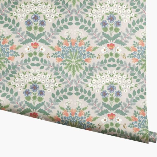 Bramble Wallpaper - Cream