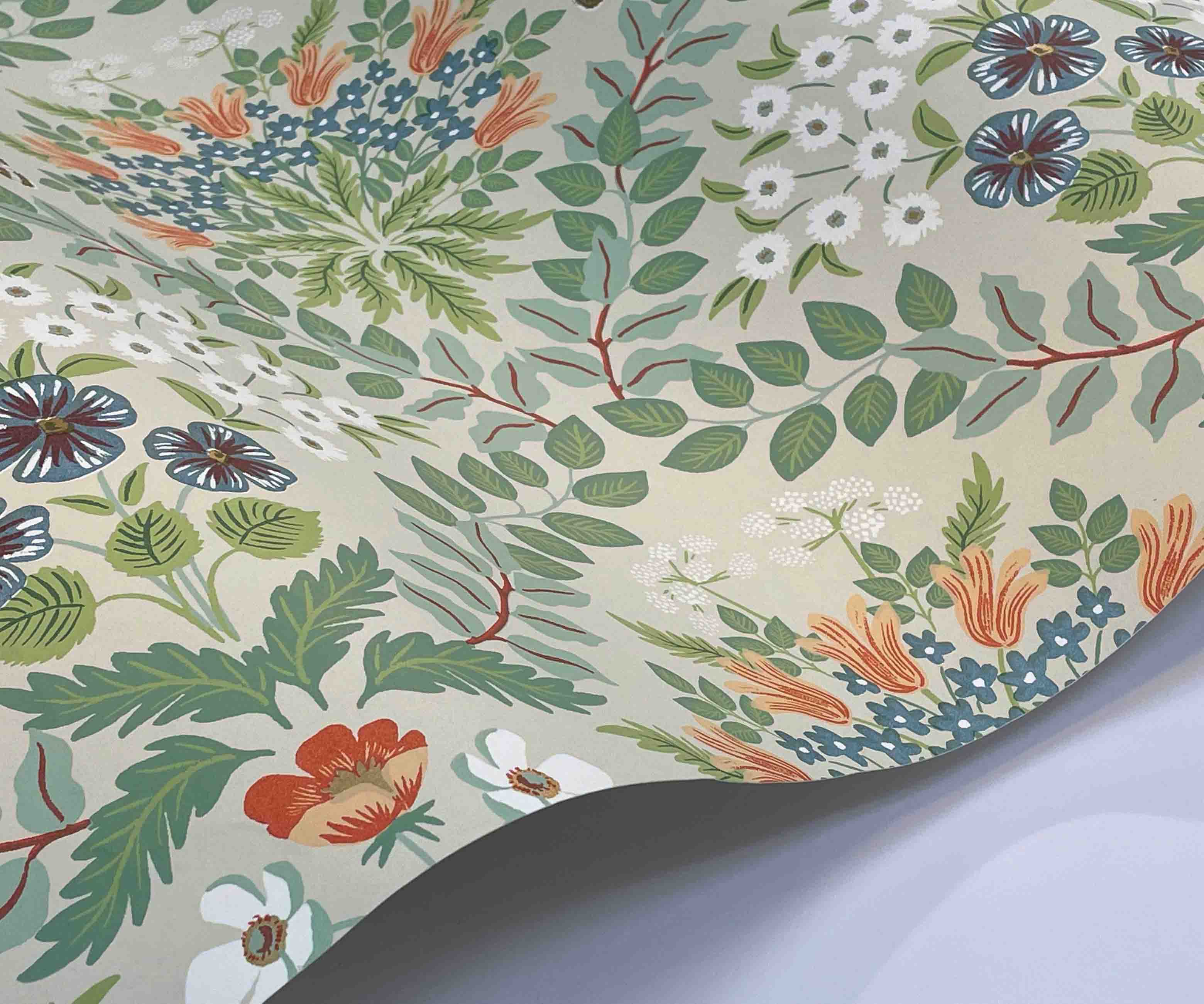 Bramble Wallpaper Sample - Cream - Image 2
