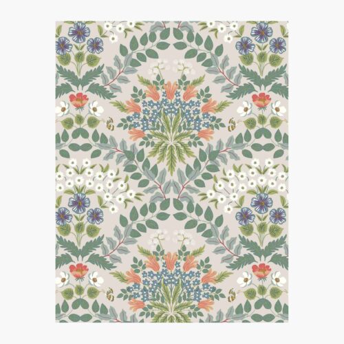 Bramble Wallpaper Sample - Cream