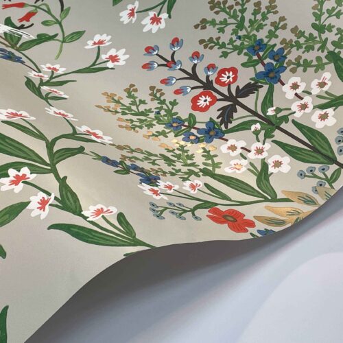 Alternative view of Luxembourg Wallpaper Sample - Linen Multi