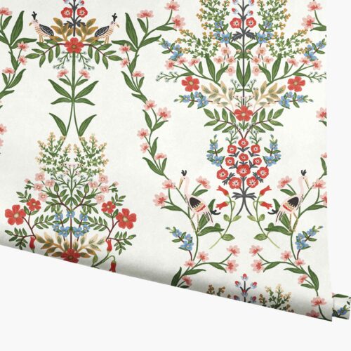 Luxembourg Wallpaper - White Multi