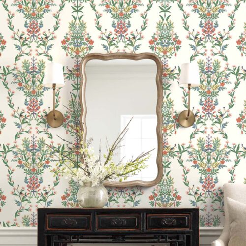 Alternative view of Luxembourg Wallpaper - White Multi