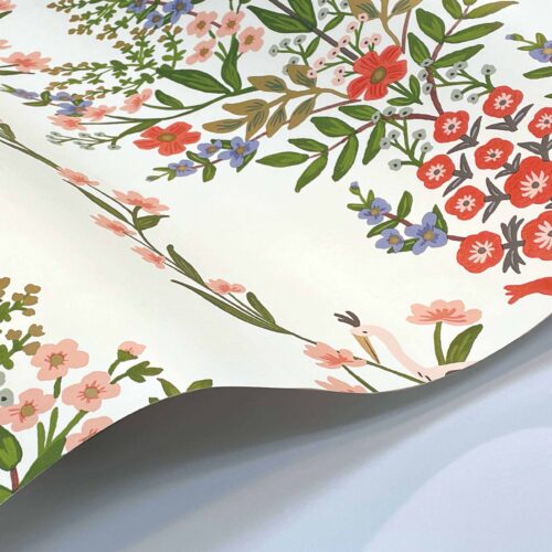 Alternative view of Luxembourg Wallpaper Sample - White Multi