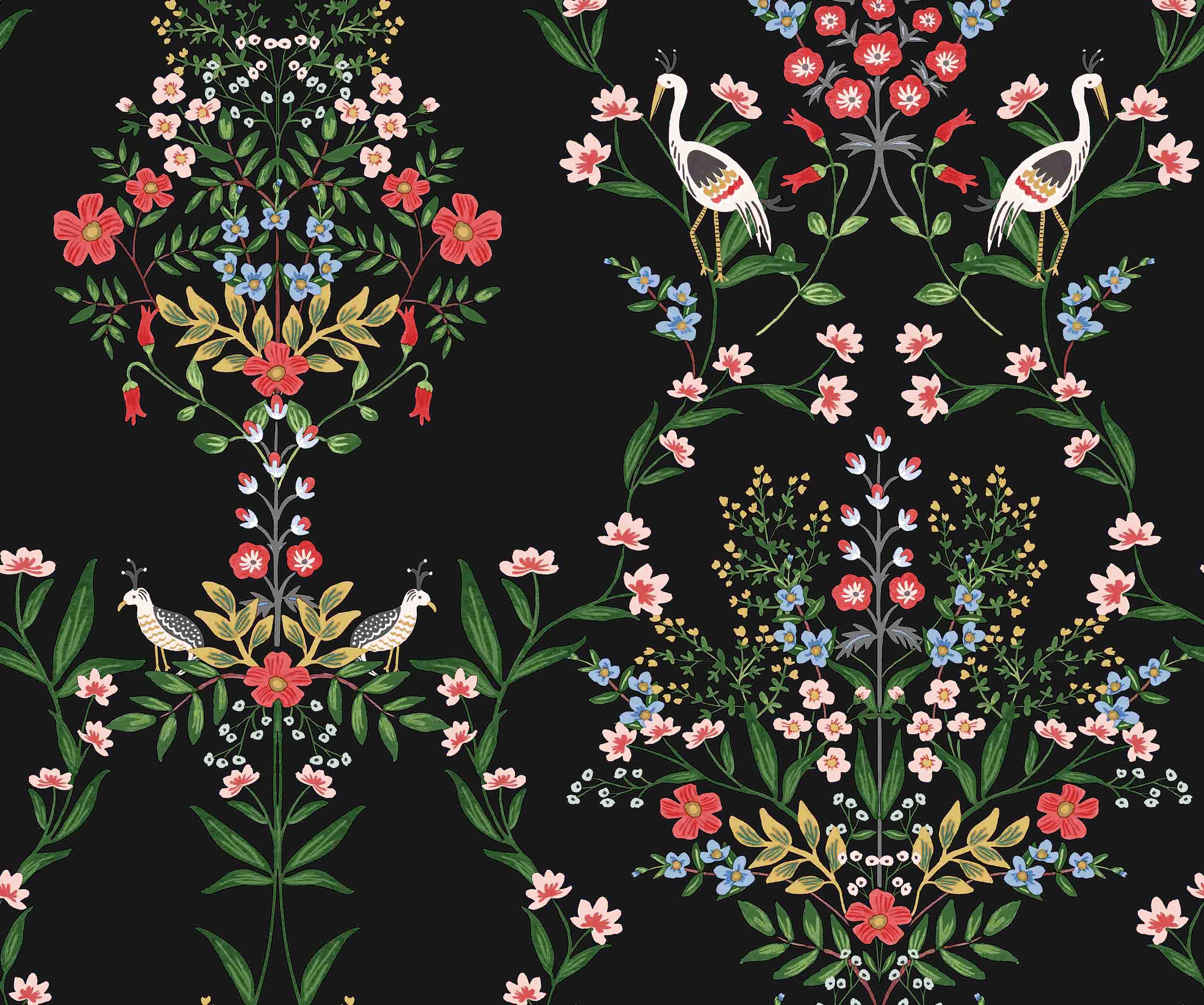 Luxembourg Wallpaper - Black Multi - Image 3