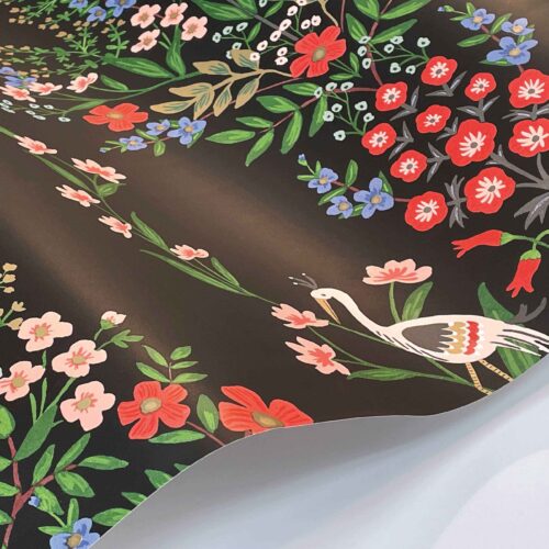 Alternative view of Luxembourg Wallpaper Sample - Black Multi