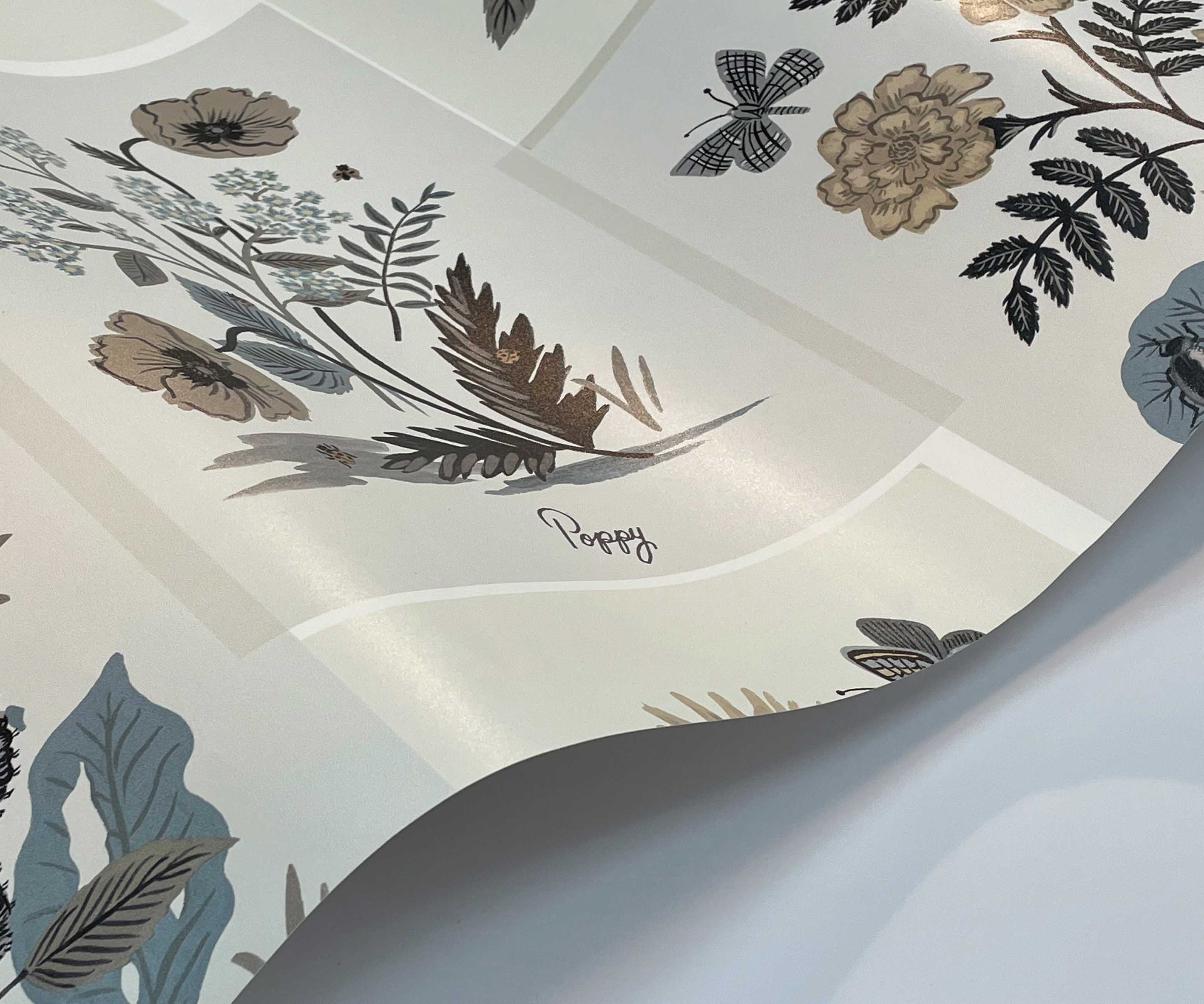 Botanical Prints Wallpaper - Linen - Image 4