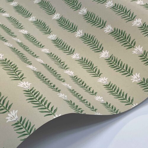 Alternative view of Eden Wallpaper Sample - Linen