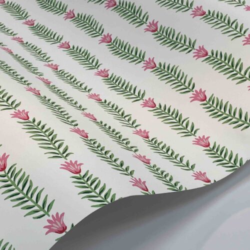 Alternative view of Eden Wallpaper Sample - White