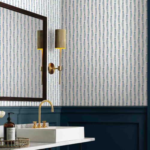 Alternative view of Eden Wallpaper - Indigo