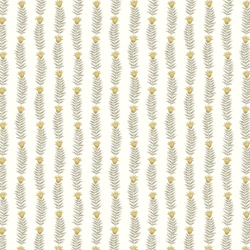 Alternative view of Eden Wallpaper - White & Metallic Gold