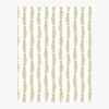 Eden Wallpaper Sample - White & Metallic Gold