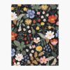 Strawberry Fields Wallpaper Sample - Black