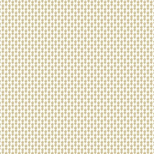 Alternative view of Petal Wallpaper - White & Metallic Gold
