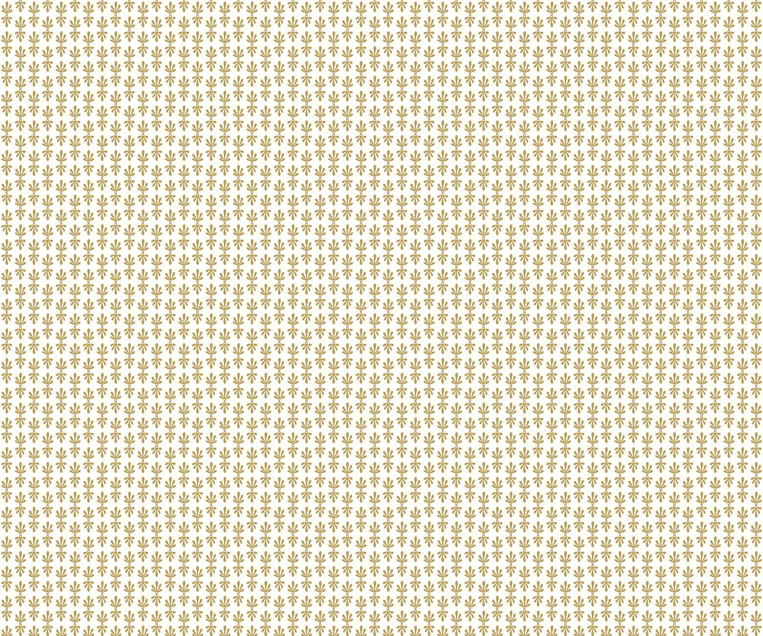 Petal Wallpaper - White & Metallic Gold - Image 2
