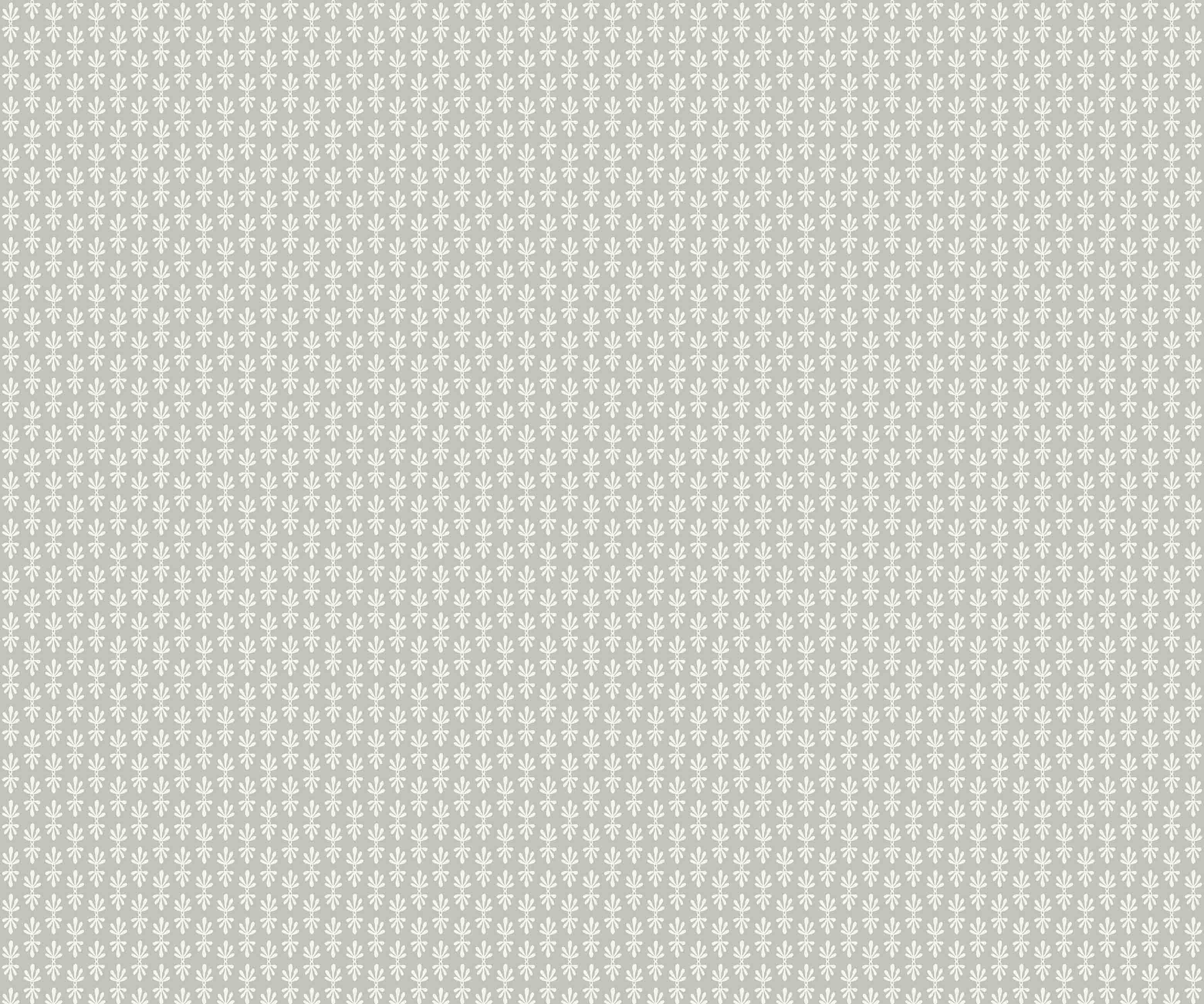 Petal Wallpaper - Grey & White - Image 2